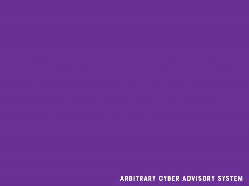 acybersas's tweet photo. Arbitrary Cyber Security Advisory System Has Been Elevated To:  Indigo https://t.co/XvGAxRuOWH