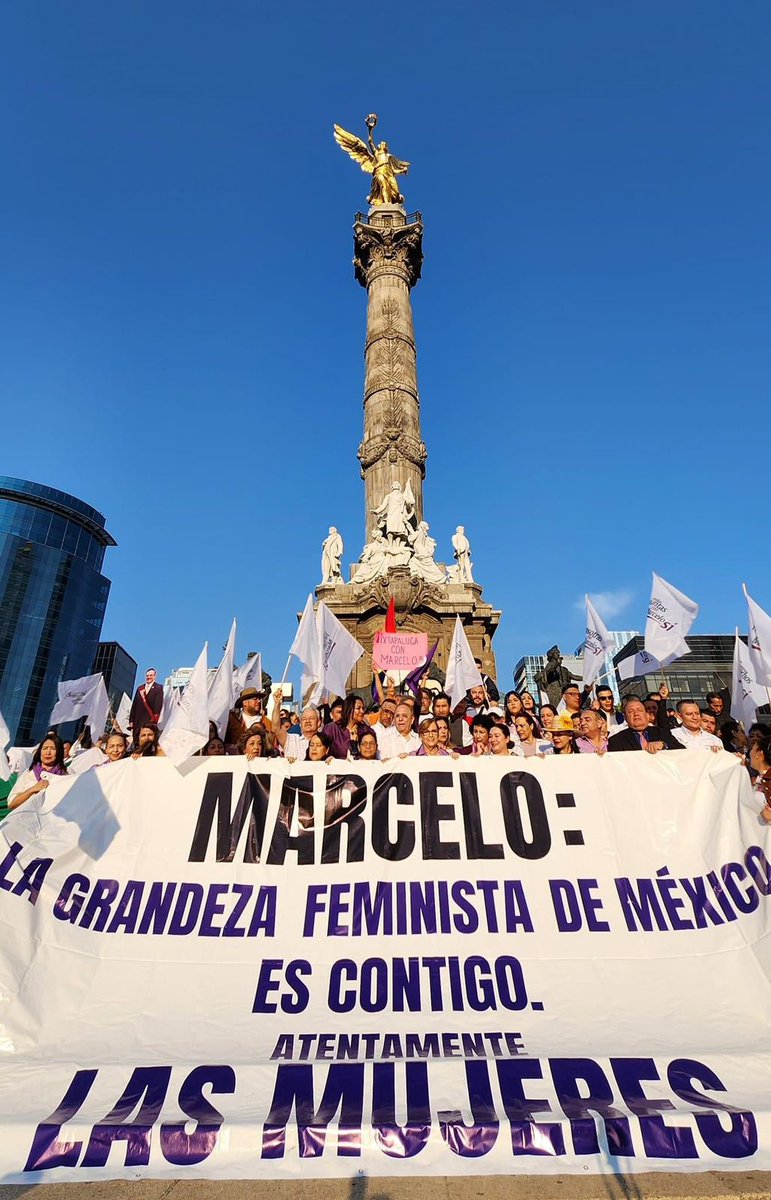 Estamos contigo @m_ebrard eres el Aliado de las #Mujeres y vamos con todo #Contigo  #ConMarceloSí #FeministasConMarcelo @_FeMec_ @MaluMicher @Mabelga81909643 @veronic58276808 @JULISSA_16 @MaricelaReyes90 @LauraAquino1410 @coubrend @Angy_celaya89 @DeyaneiraRegaos