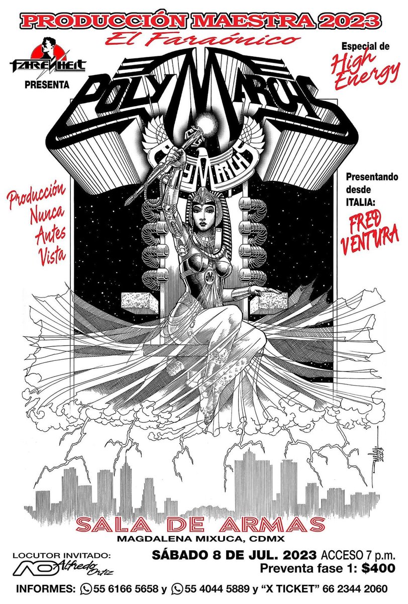 🔥🔥🔥PRODUCCIÓN MAESTRA 2023 🔥🔥🔥
🔥🔥🔥SALA DE ARMAS 8 Julio 2023 🔥🔥🔥
#POLYMARCHS #highenergy #PMS #djvictorestrella #newbeat #techno #italodisco #SalaDeArmas #produccionmaestra #farenheit #jaimeruelas #chulada #propas