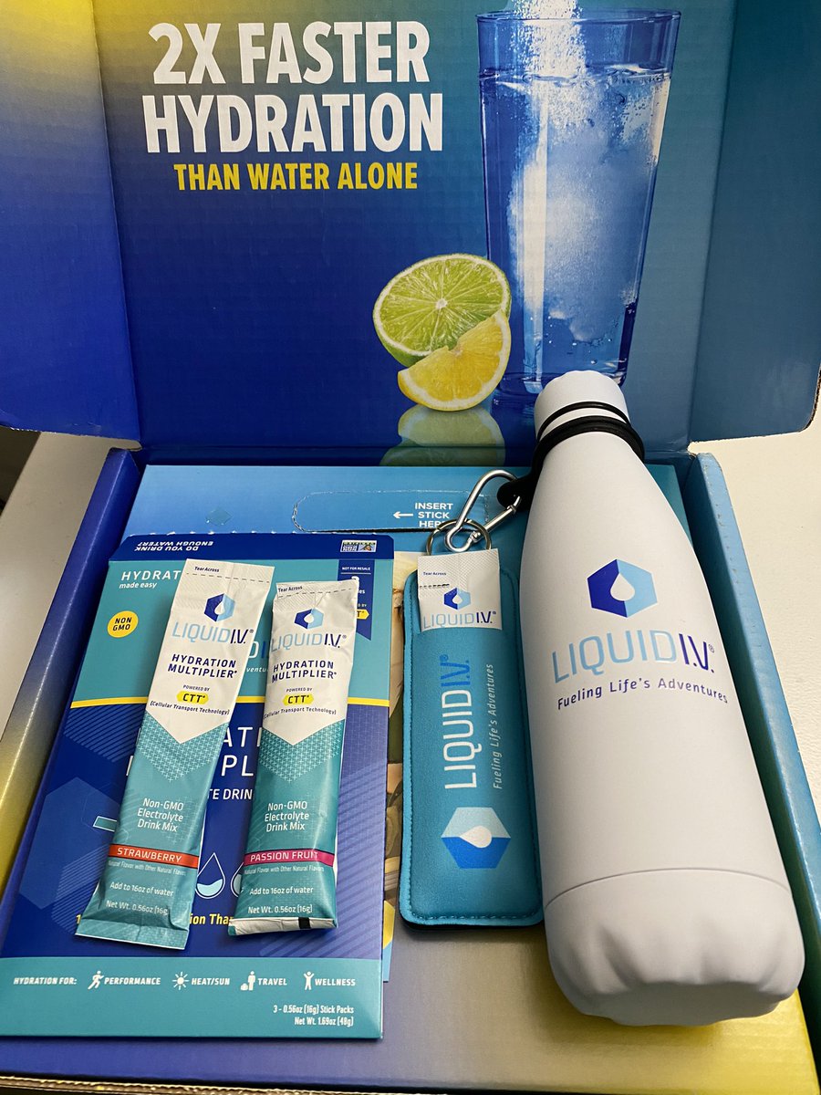 edddy1270's tweet photo. Just received my @GratsyOfficial and @liquidiv hydration box it’s so cute, thank you guys, and remember if I’m staying hydrated with liquid IV you should too this summer at a @Walmart near you 😉 #gratsy #LIVhydration #liquidiv #summer https://t.co/4PDymjsuxm