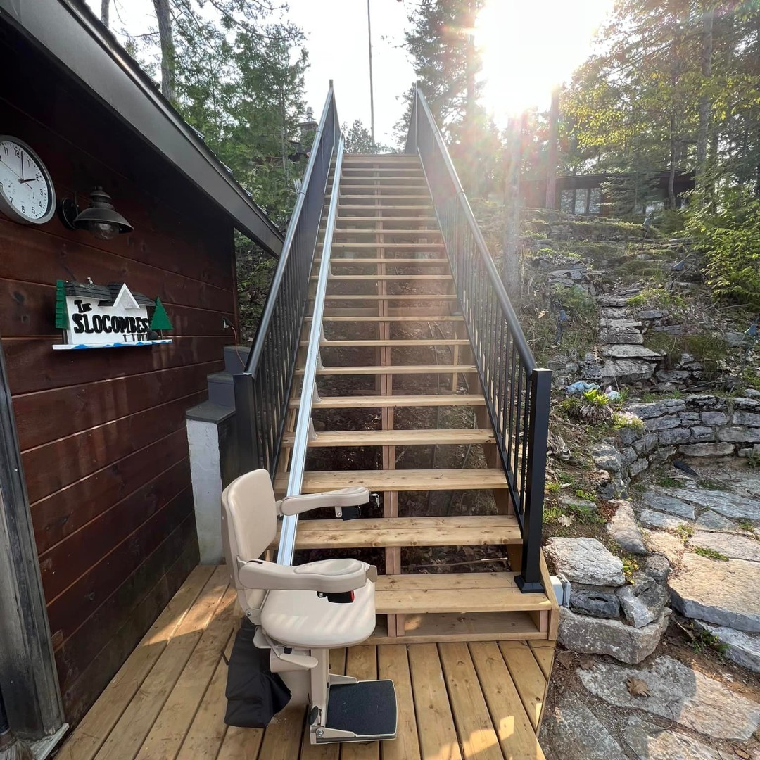 motioncares's tweet photo. INSTALL OF THE WEEK π§
Our team recently installed a @BrunoLifts outdoor stairlift at a cottage in North Kawartha, just in time for summer! π Click the link below to talk to an expert about making your space more accessible.
https://t.co/BxS7A8IgEH #MakeLifeAccessible https://t.co/IWVHY9wmCS