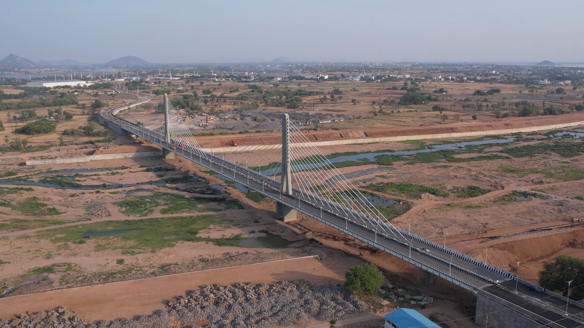 knr_cablebridge's tweet photo. Unveiling the MAGNIFICENT Bridge @ Karimnagar!

Join us on the 21st and 22nd of June to witness the BIGGEST celebration in town🔥
.
.
.
#karimnagarcablebridge #karimnagar #cablebridge #suspensionbridge #bridge #BRS #KCR #KTR #gangulakamalakar #dam https://t.co/D8VkXB7M81