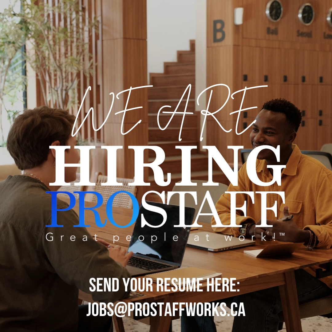 We're always #hiring 📄

Send your resume to jobs@prostaffworks.ca or visit our full board
📲 prostaffworks.ca/jobs/

#prostaffworks #jobboard #yqg #windsor #windsoressex #windsorjobs #worklocal #buildingwindsor #staffing #recruitment #jobs #hiring #recruiting #staffingagency