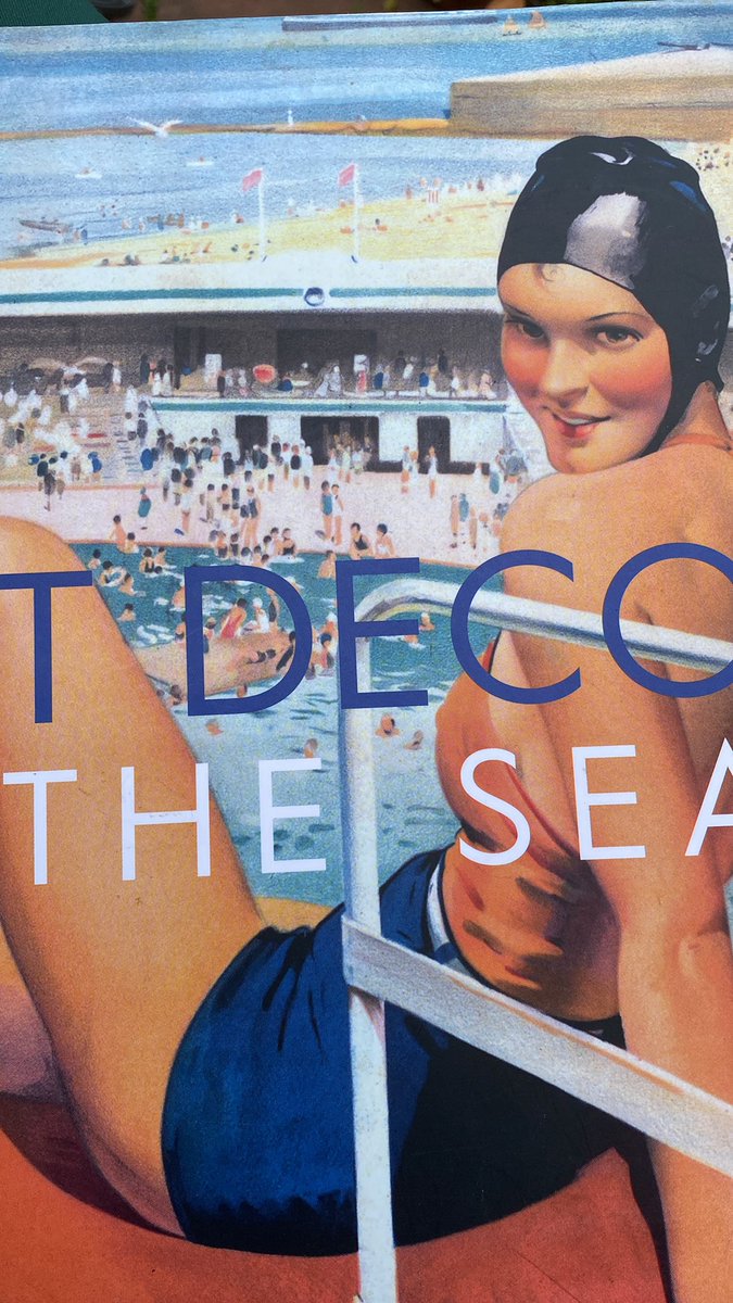 candacewite's tweet photo. What a fantastic &amp; exciting time the 1930s were for architecture, when new mass leisure needed new building types, w. everyone buying into it. I just love the style of these buildings. So lucky to have had time to read about them for the PhD. ‘Art Deco by the Sea’ exhibition book https://t.co/zFb03kNR0s