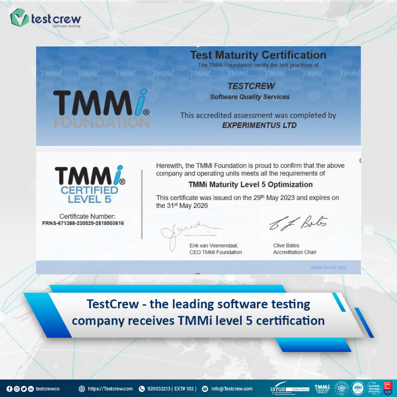 TestCrewCo's tweet photo. خطوة كبيرة في دعم الجهات للحصول على برمجيات بجودة عالية.

نفخر بالإعلان عن حصولنا على شهادة المستوى الخامس في تكامل نموذج نضوج الاختبار كأول شركة سعودية متخصصة في اختبار البرمجيات على مستوى الشرق الأوسط تحصل على هذه الشهادة.

#السعودية_العظمى #التحول_الرقمي
#tmmi
