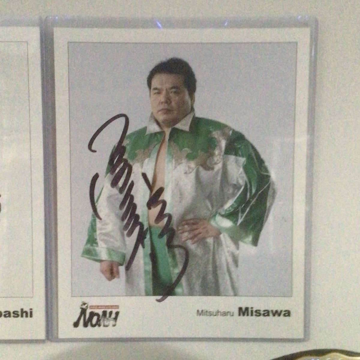 14 years today since the world lost Mitsuharu Misawa, undoubtedly top 5 greatest wrestlers of all time. The wrestling world truly wouldn’t be the same without him.

Last year I was lucky enough to find my holy grail, a signed portrait from him. It means the world to me 💚🤍