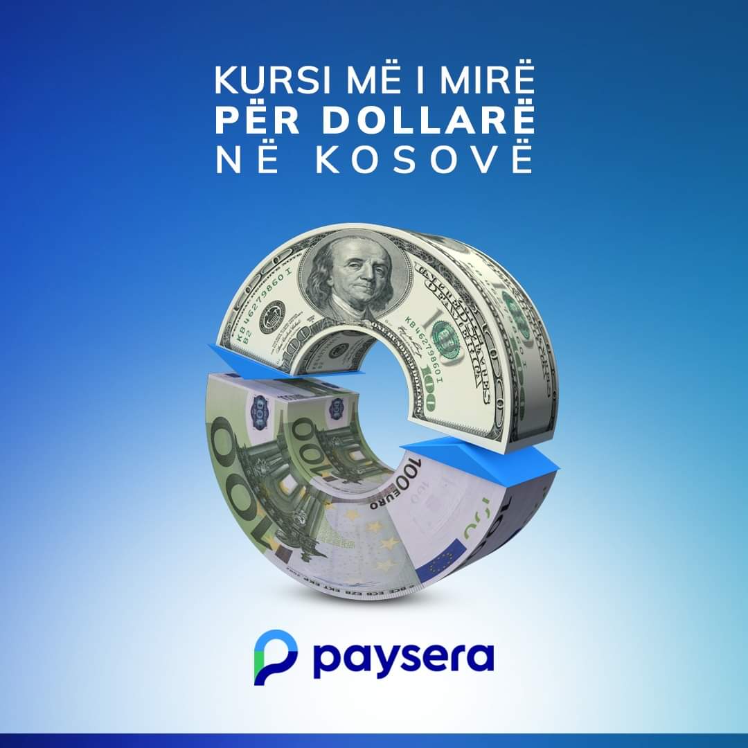 PayseraK's tweet photo. ME PAYSERËN, KURSI MË I MIRË NË DOLLARË

Paysera Kosova ofron një kurs të favorshëm të këmbimit të dollarëve. https://t.co/1dAhLoGUJV