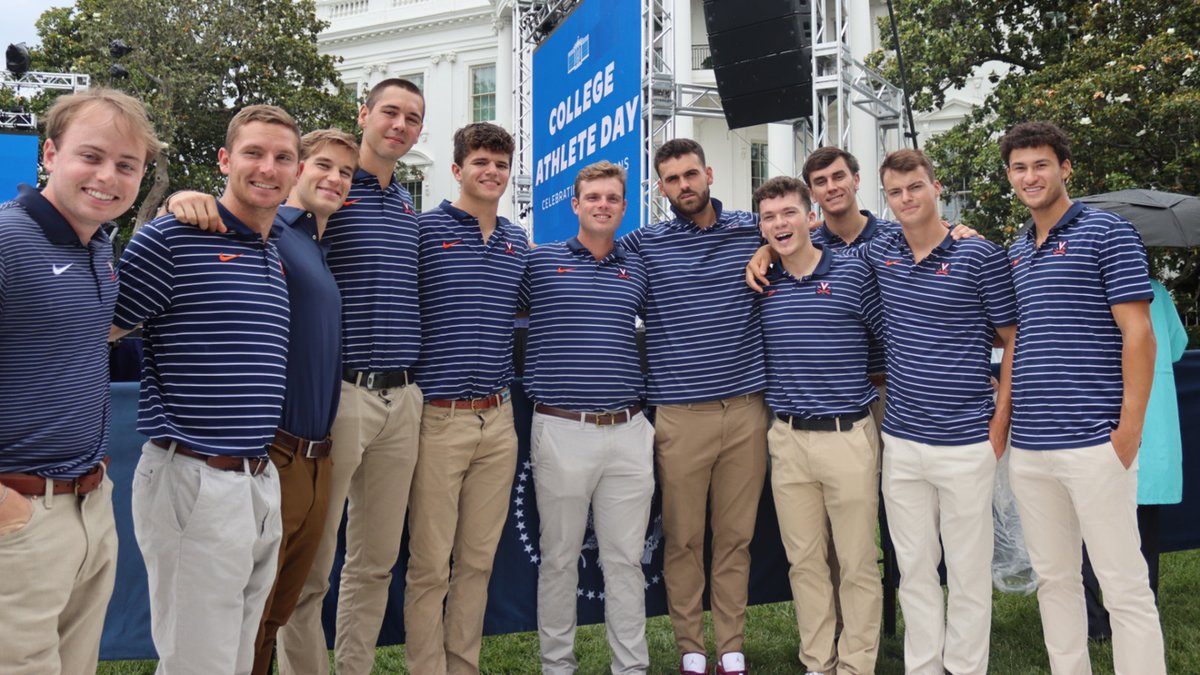 UVAMensTennis's tweet image. Back🏆🏆Back Champs visiting The White House for College Athlete Day #GoHoos⭐️⭐️⭐️⭐️⭐️⭐️