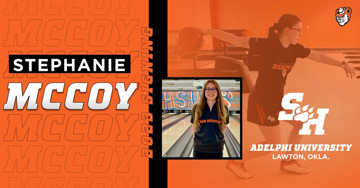 We would like to introduce our latest signee, Stephanie McCoy! Welcome to the Bearkat 🎳 family! 

#EatEmUpKats