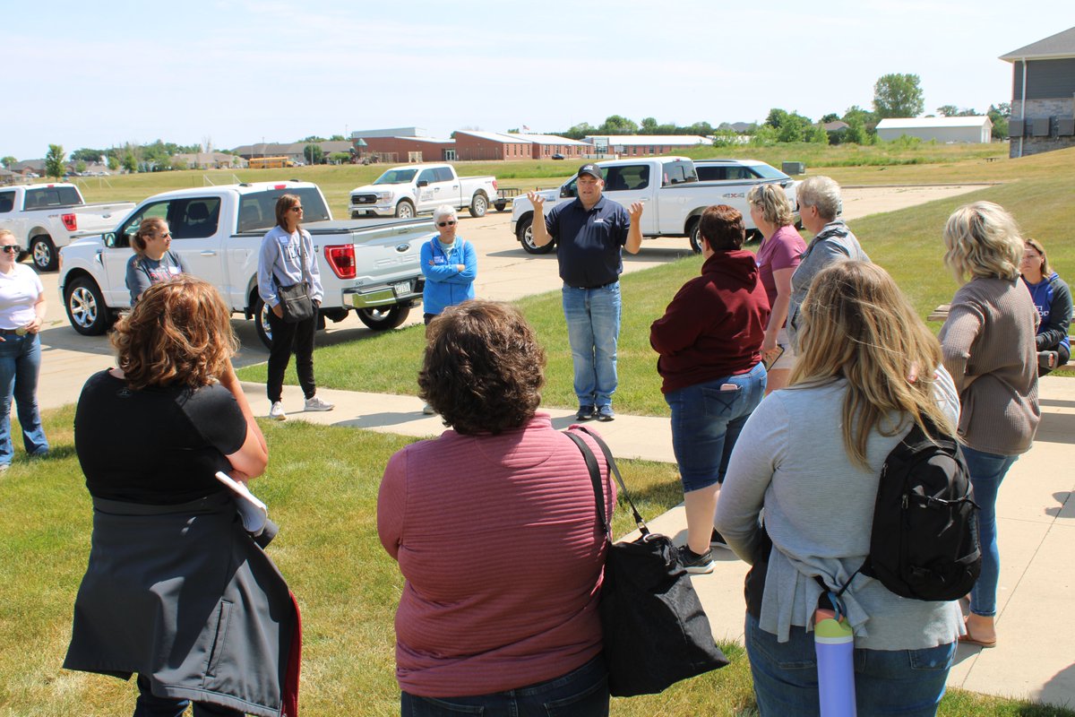 We were excited to be one of Dubuque County Farm Bureau's Ag in the Classroom stops today at our Dyersville location. ✏️🍎

We were able to discuss the efficiencies behind our mapping and spraying technologies, precision planting, drone usage and more!