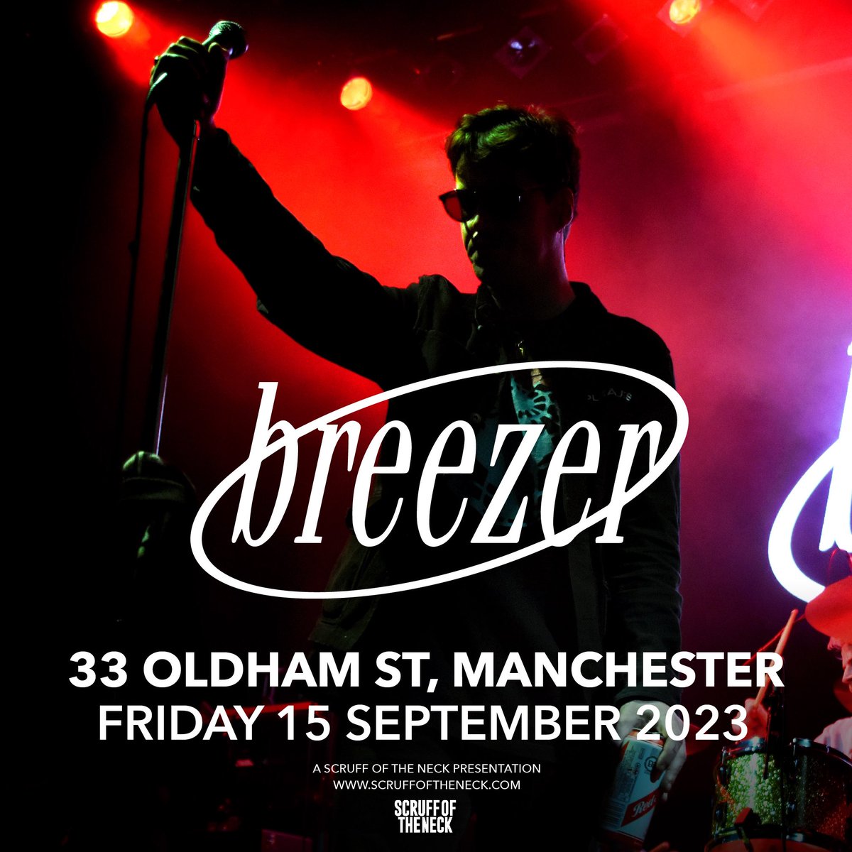 BREEZER (@breezerfever) on Twitter photo MANCHESTER, WE’RE COMING FOR YOU!! 🐝
FRI 15TH SEPT - 33 OLDHAM STREET
<a href="/scruffoftheneck/">Scruff of the Neck</a>
TICKETS: linktr.ee/BREEZERfever MANCHESTER, WE’RE COMING FOR YOU!! 🐝
FRI 15TH SEPT - 33 OLDHAM STREET
<a href="/scruffoftheneck/">Scruff of the Neck</a>
TICKETS: linktr.ee/BREEZERfever