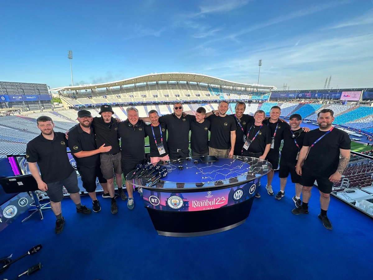 It was an honour and privilege to be the lighting, camera crew and presentation supplier for both <a href="/btsportfootball/">tntsportsfootball</a> <a href="/CBSSportsGolazo/">CBS Sports Golazo ⚽️</a> for the #UCLfinal Congratulations <a href="/ManCity/">Manchester City</a> 👏 Thank you to <a href="/G3msicle/">Gem K</a> <a href="/dickieday79/">Dickie</a> @IMGStudios Malta next for <a href="/C4Sport/">Channel 4 Sport</a> #England v Malta #EURO2024