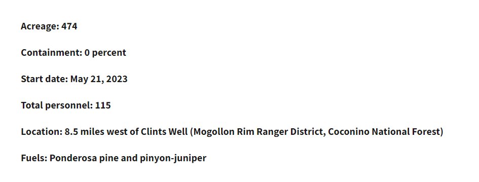 CoconinoNF's tweet image. #NewsRelease #WilburFire #update

Northern Arizona Type 3 IMT assumes command of Wilbur Fire

Crews are continuing work on the Clints Well-area Wilbur Fire, a lightning-caused wildfire located on the Mogollon Rim Ranger District (MRRD) of the Coconino National Forest.
