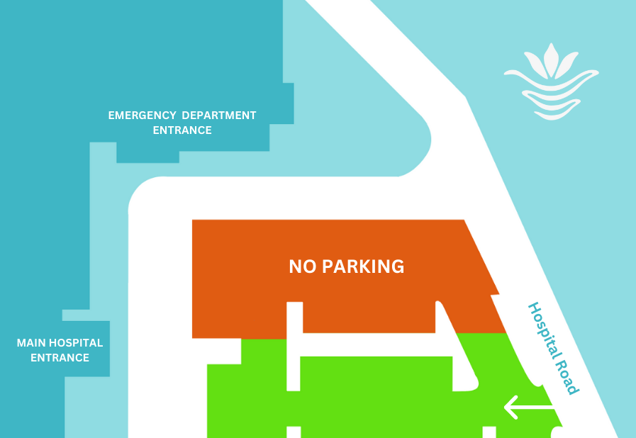 Parking Announcement:
The two rows of parking closest to the Emergency Department entrance are temporarily fenced off until July as construction is underway for our new Mental Wellness Unit.

Thank you for your patience during this construction phase.