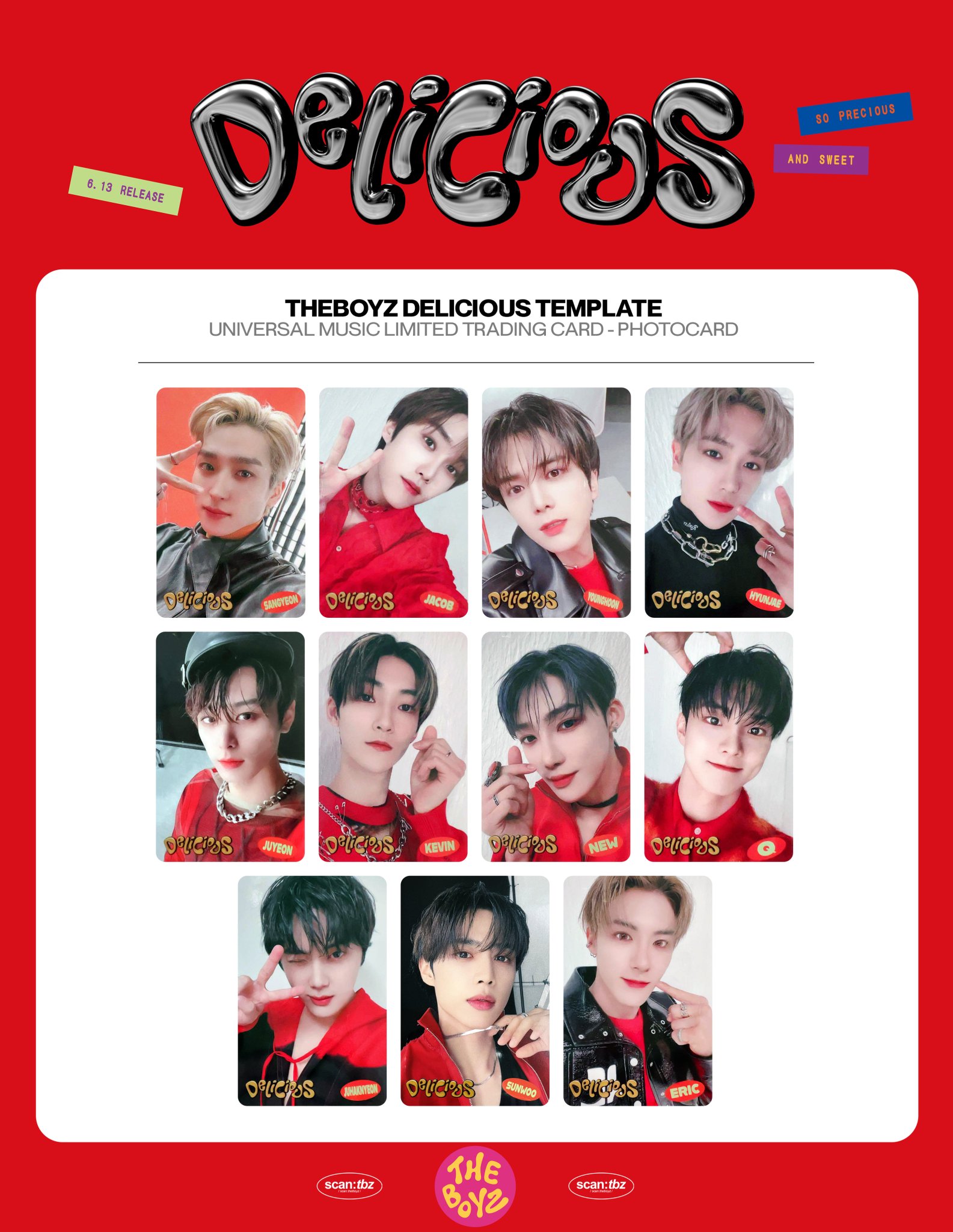 ドボイズ THE BOYZ 泊まる 더보이즈 New ニュー チャニ トレカ