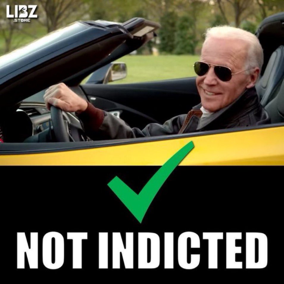 President Biden is not indicted and drives the @GOP crazy🤣