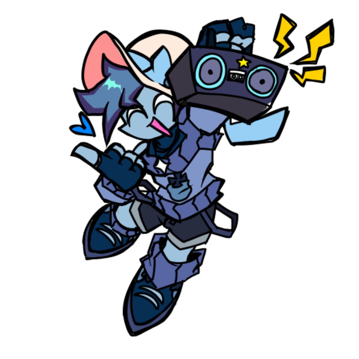 Daily_Blueberry's tweet photo. Daily Blueberry Doodles

🫐—Late day 6

Drawing on evilsk8r's art style it's so fun https://t.co/cD0zn0xeKN