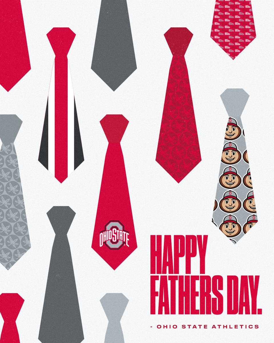 Happy Father's Day Buckeye Nation ‼️

In honor of the people we love most, here's a dad joke for you folks 📝 
Which days are the strongest? Saturday and Sunday.... The rest are weekdays.