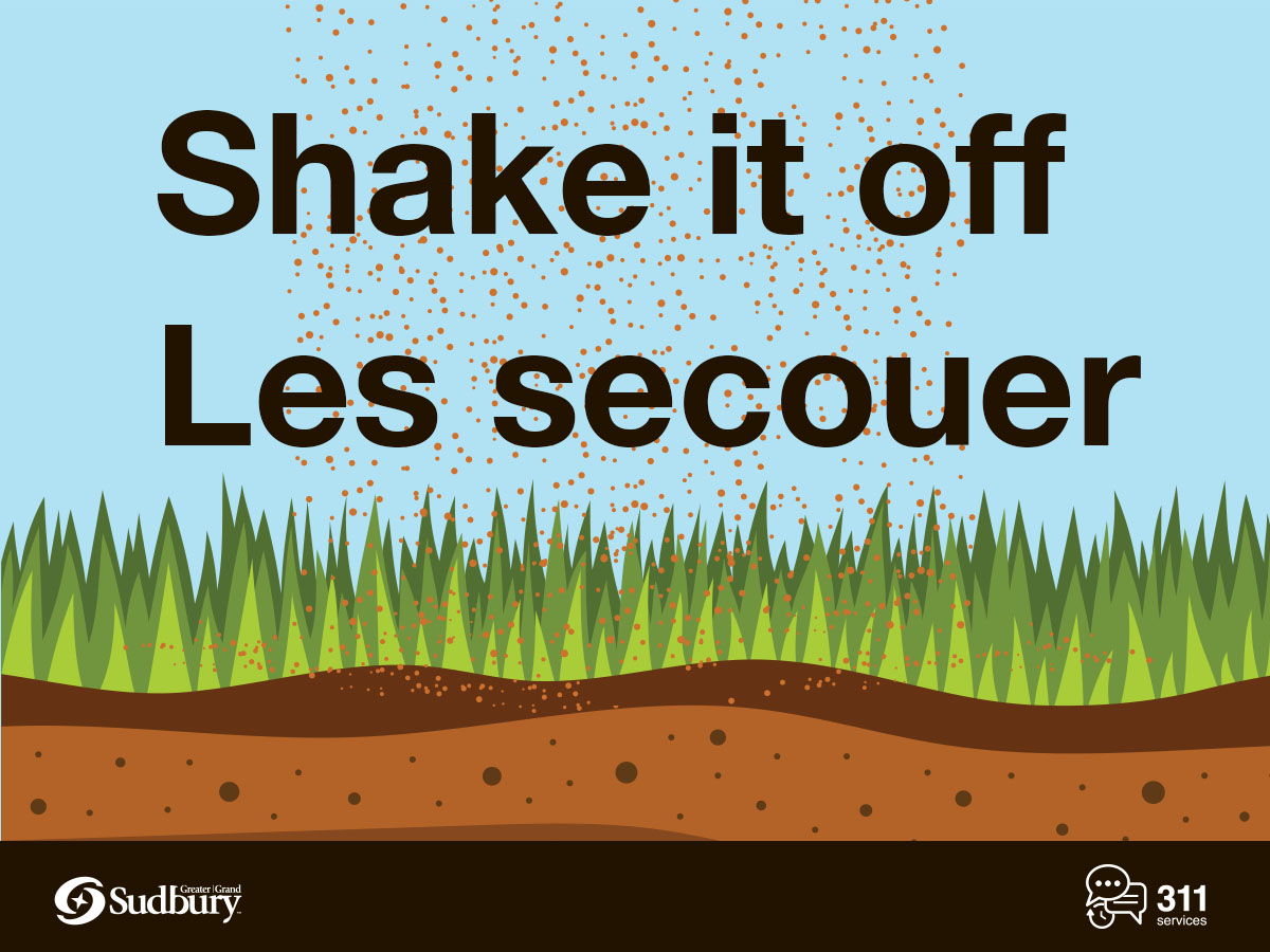 Soil isn’t accepted in any waste stream. If you have excess soil from potted plants or weeding, shake it onto your garden beds or lawn before placing the plant portions only with your leaf and yard trimmings for collection.
greatersudbury.ca/live/garbage-a…