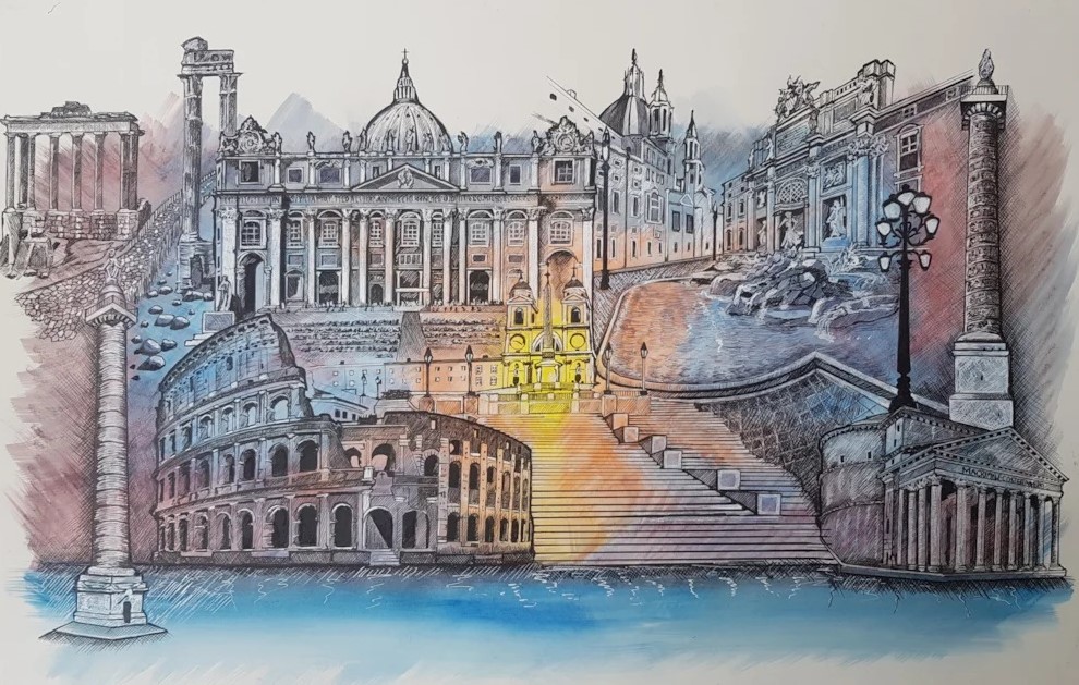 Painters Online (@painters_online) on Twitter photo How do you fit all of Rome's most famous landmarks into one artwork? Like this! bit.ly/3C91uR8 What great use of ink and <a href="/derwentart/">Derwent Art</a> Inktense by John McNamee.
Discover Inktense with <a href="/RobertDutton1/">Robert Dutton</a> here - bit.ly/3QEK8Ah How do you fit all of Rome's most famous landmarks into one artwork? Like this! bit.ly/3C91uR8 What great use of ink and <a href="/derwentart/">Derwent Art</a> Inktense by John McNamee.
Discover Inktense with <a href="/RobertDutton1/">Robert Dutton</a> here - bit.ly/3QEK8Ah