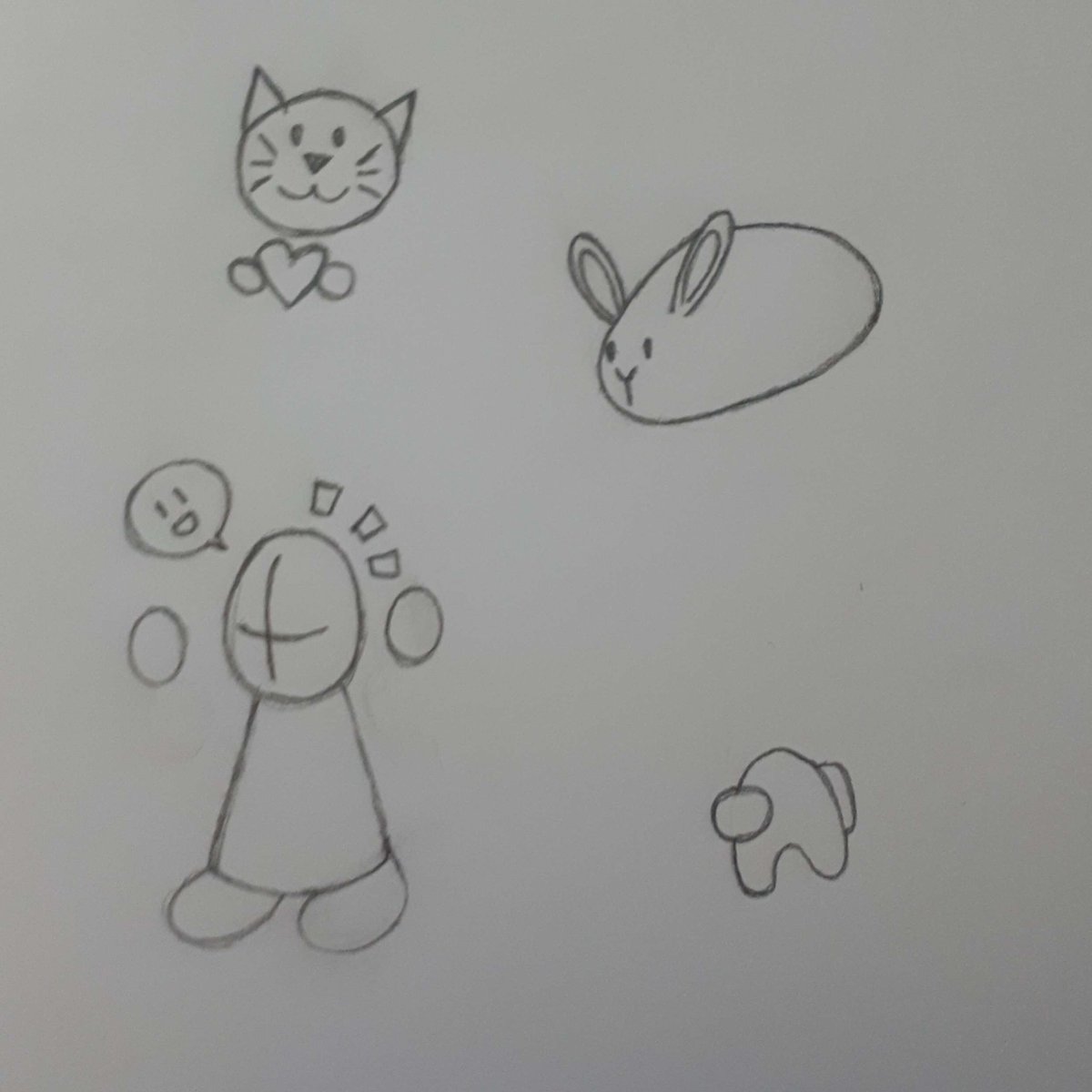 Lil doodles I did during class anyway