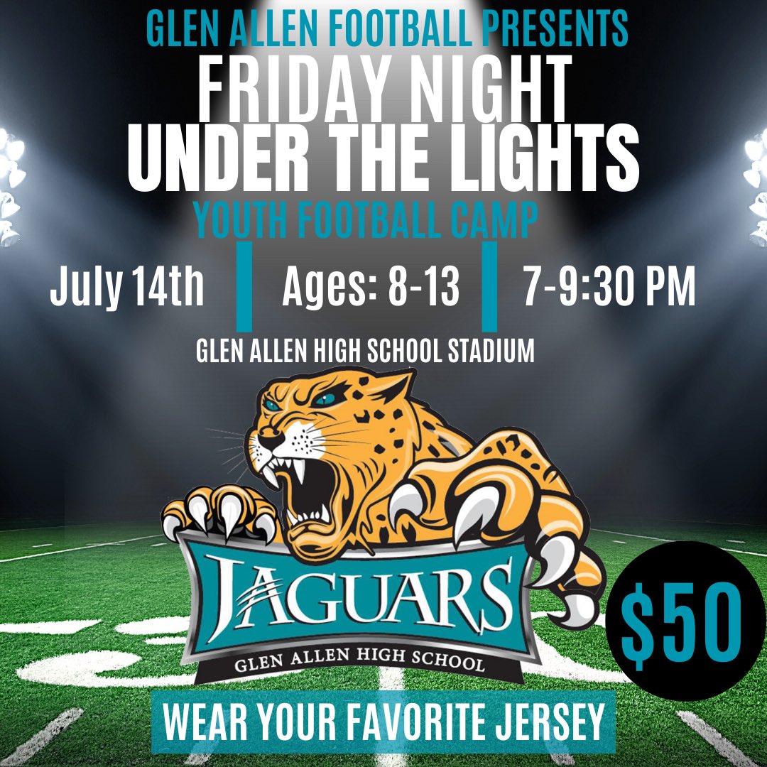 GlenallenfbDASH's tweet image. Registration is now open!!! Click Link in Bio to register! #gojags