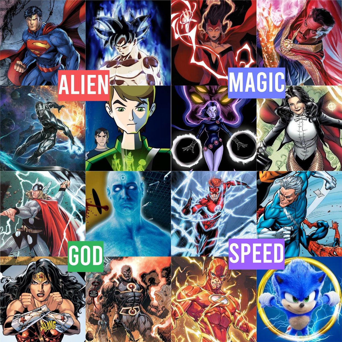 Which team you got⁉️🤔🤔

#DCComics #Marvel #shonen #anime #manga #dbz #goku #dragonball #thor #mcu #dceu #whowouldwin