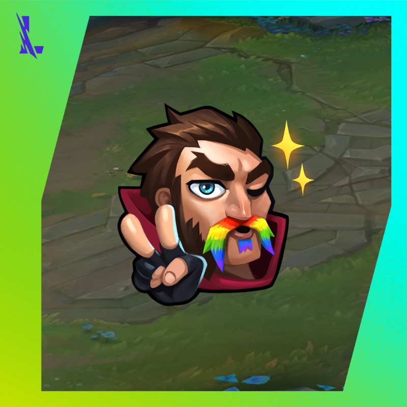 riotgames's tweet photo. The party’s not over yet! Pride Month is still in full swing and we’re keeping the celebrations going in-game. 🌈

See how we’re celebrating 👇