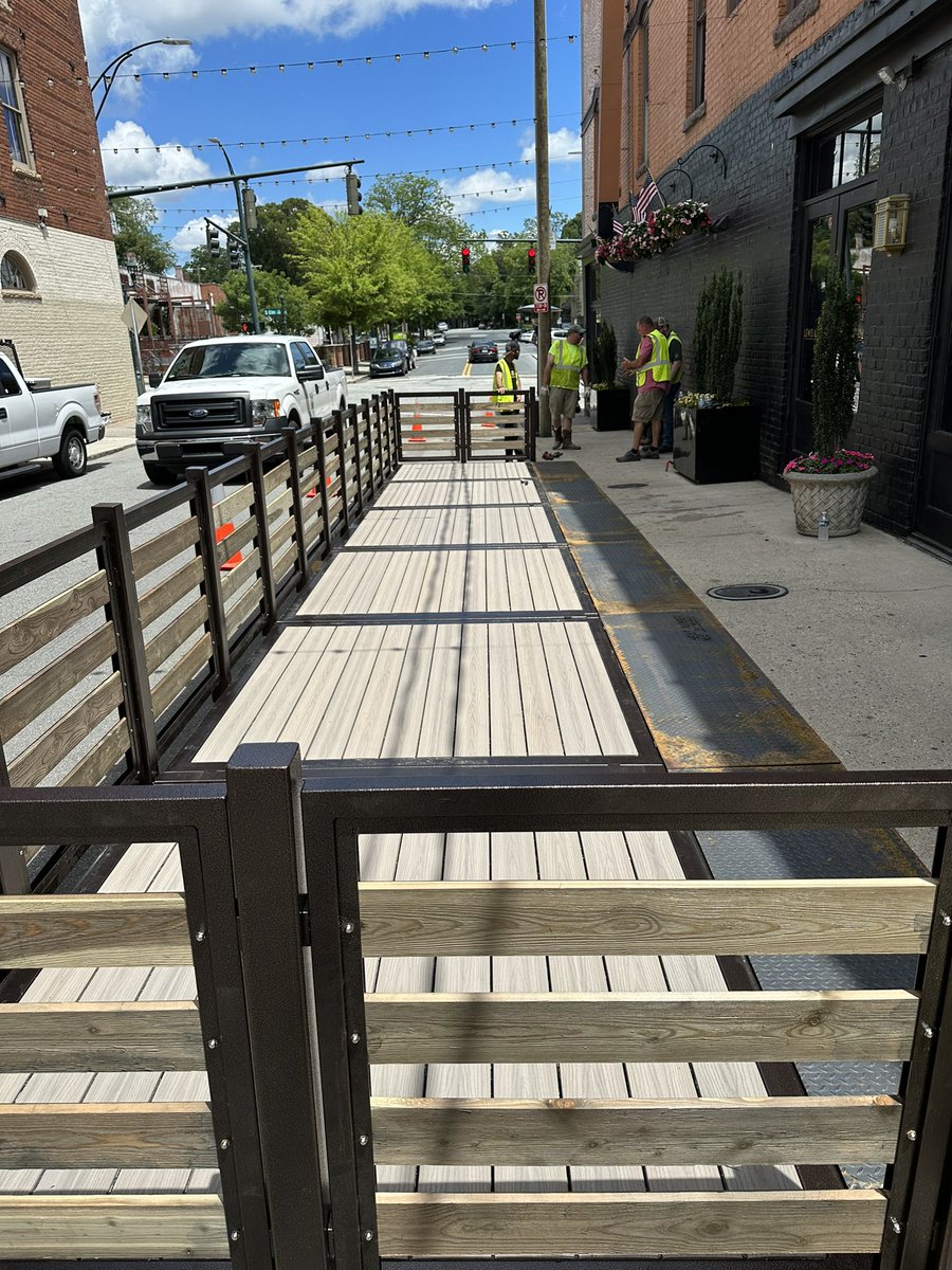 Zack Matheny (@zackmatheny) on Twitter photo No more talking, outside dining patios are here and being installed!!! <a href="/DowntownGSO/">Downtown Greensboro</a> #sogreensboro No more talking, outside dining patios are here and being installed!!! <a href="/DowntownGSO/">Downtown Greensboro</a> #sogreensboro