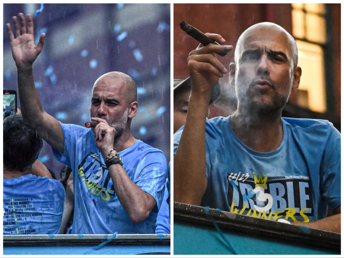 Fandangoapp's tweet photo. Cigar Pep is back  ™️🚬
-
#ManCity #PepGuardiola https://t.co/TdgMCmj0HF