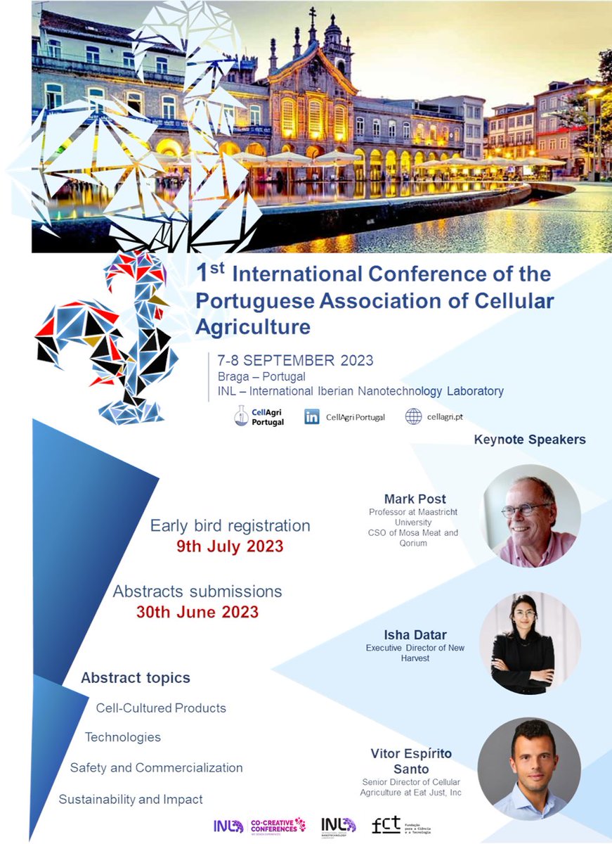 Deadlines soon! Register and submit your abstract. <a href="/INLnano/">INL</a> @justegg <a href="/NewHarvestOrg/">New Harvest</a> <a href="/mosa_meat/">Mosa Meat</a>