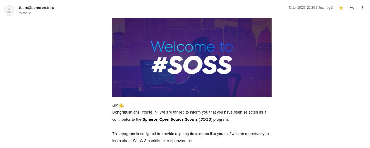 TanSin25's tweet photo. Looking forward to learn Web3...
@SpheronHQ 
#SOSS https://t.co/xLlyRjF5SU