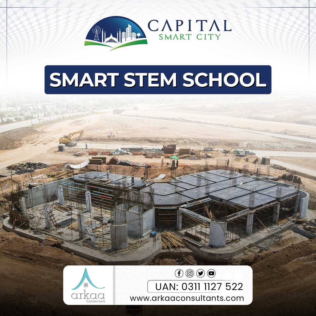 Empowering young minds through innovation and education at Capital Smart City Smart Stem School!
#capitalsmartcity #arkaaconsultants #smartinterchange #SmartCities #CSC #experiencethedifference #csc #islamabad #CapitalSmartCityIslamabad #QualityEducation #stemlearning #stemschool