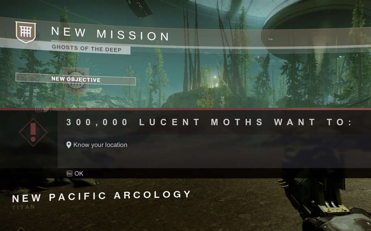 destiny_thememe's tweet image. HELP - i get this notification every time i load into Ghosts of the Deep. How do i stop this from happening?