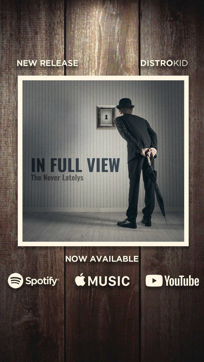 TheNeverLatelys's tweet photo. We've got a new album out! 
It's called In Full View... https://t.co/q4EDWGlct5