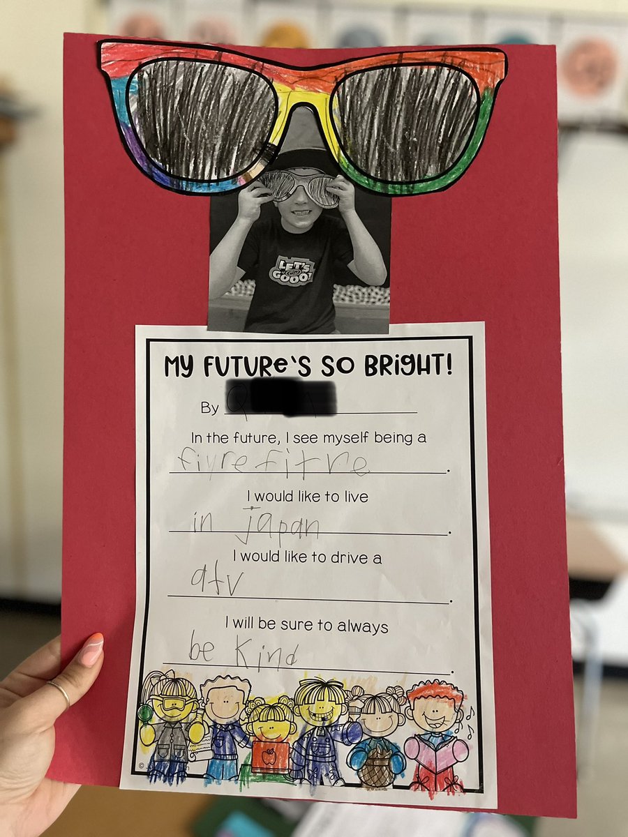 These almost 2nd graders have some bright futures 🕶️