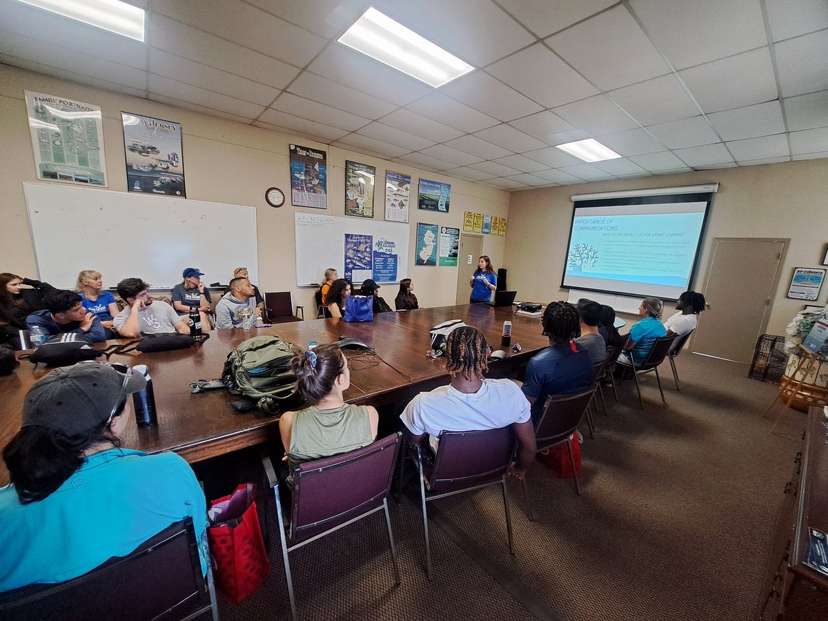 <a href="/NJSeaGrant/">NJSeaGrantConsortium</a> welcomed the <a href="/NOAAFisheries/">NOAA Fisheries</a> IN FISH scholars to teach about public engagement and communications