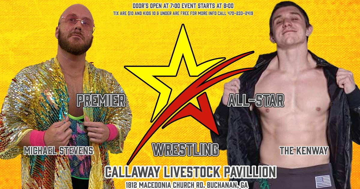 PremierAllStar5's tweet photo. @marvelous1ms will take on @Kenway4Lyfe this Saturday June 17th at the Callaway Livestock Pavillion in Buchanan, GA

Door's open at 7:00
Event starts at 8:00

All Tix are $10 and Kids 10 &amp; Under are FREE https://t.co/nXfBXWZClW