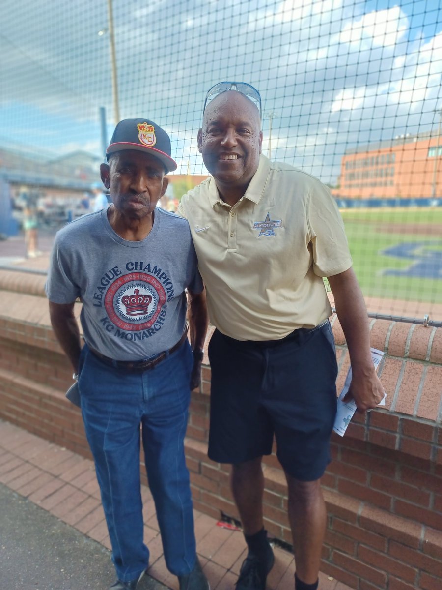 Former Negro League Baseball player Samuel Allen is in the house for the 2023 All-Tidewater Classic presented by Michael Cuddyer.