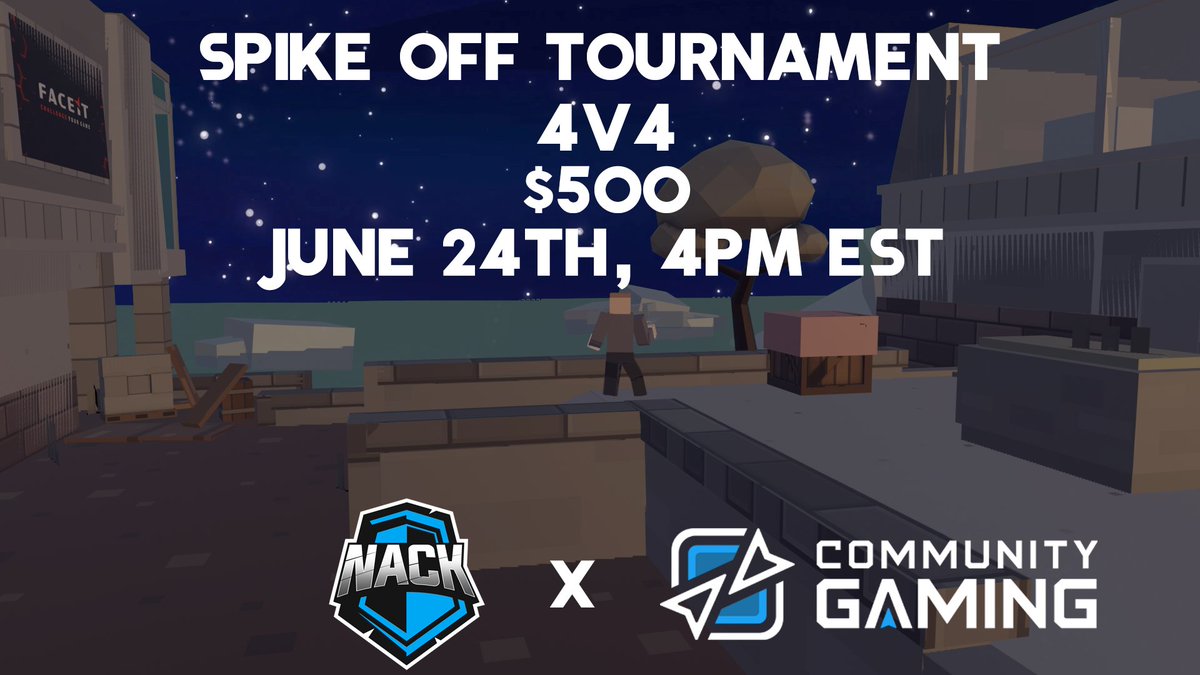 KrunkerNA's tweet image. ‼️ North American Krunker is BACK:
🤑$500 Prizepool 
🗣️Sponsored by @CommunityGaming and @SpikeReacts_  

✍️SIGNUP: communitygaming.io/tournament/nac…
📜ALL INFO: discord.gg/NACK