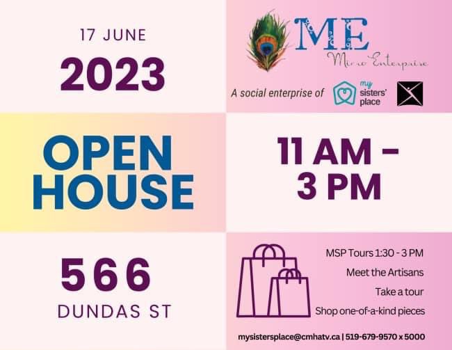JMarvii's tweet photo. This Saturday the #MicroEnterprise at @MySistersPlace is holding an Open House. Drop by if you can. The studio space and artisans will leave you feeling inspired. They are accepting donations of jewelry, fabric and yarn. #ldnont https://t.co/S4DltZ42TP