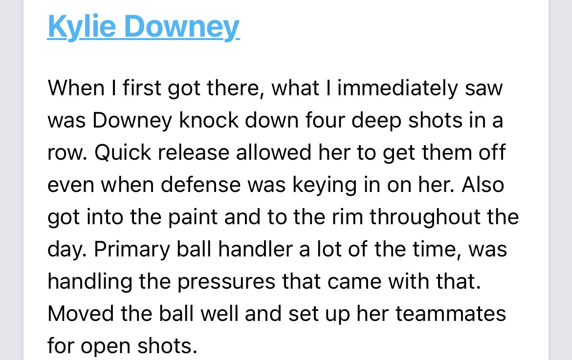 RobertRiggle's tweet photo. Great write up about 3 of our ladies from their HS summer games! @AddisonSoutar @maycurtsinger @KylieDowney4   Thank you @alyxwhite_ and @PGHKentucky for the write ups! https://t.co/fT3rqjKl2R