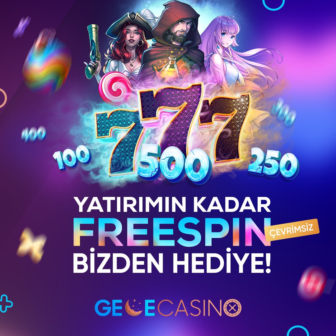 🎰YATIRIMIN KADAR FREESPIN BİZDEN HEDİYE!🎰

ℹ️EGT oyunlarında geçerli olup, minimum spin değeri 1₺'dir.💰

➡️Detaylar için Lisanslı Casino Oyunlarının tek adresi GeceCasino'ya gelin!🤗
heylink.me/gececasino

#casinositeleri #casinoslot #casinobonus