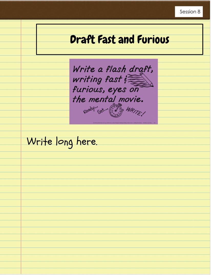 Calling all 3rd grade teachers...I just made a digital writer's notebook for Unit 1 Crating True Stories.

If you would like a copy, head to my IG @lovetoteachliteracy for information on how to download.

#tcrwp #writersnotebook