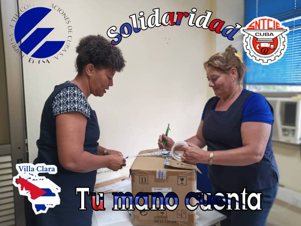 ErlinRondon's tweet photo. El amor por Cuba nos moviliza,en los centros de trabajo del @MINCOMCuba  a partir de hoy los trabajadores han decidido hacer donaciones a las familias afectadas por las intensas lluvias en el Oriente cubano.@SNTCIE_Cuba @CubaCentral #FuerzaCuba https://t.co/e4zKLCTuV5