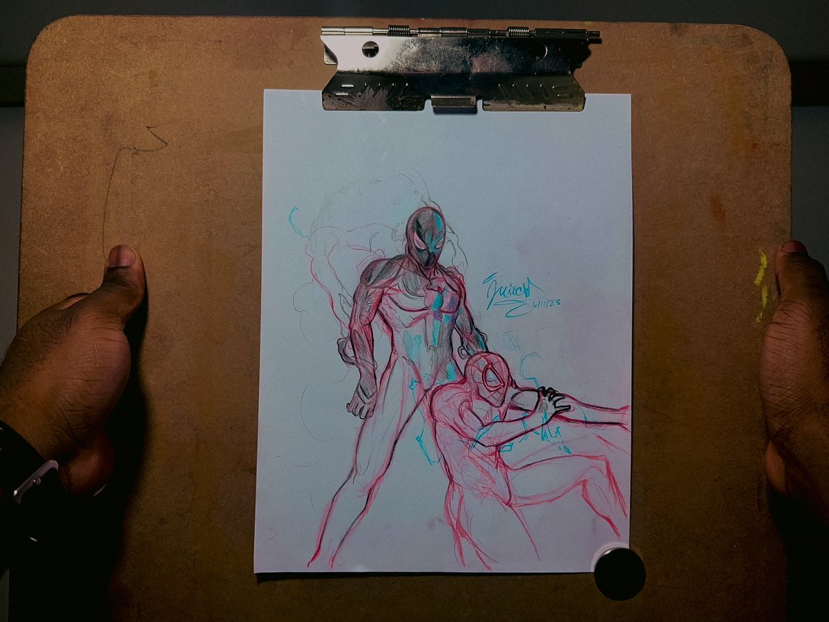 juiicxd's tweet photo. Excited for all this Spider-Man IP coming out. #art #draw #sletch #paint #spiderman #miles #milesmorales #AcrossTheSpiderVerse #spiderman2 #sony #apple #noble #noblejuiicx #juiicxd https://t.co/INZTvLmkCw