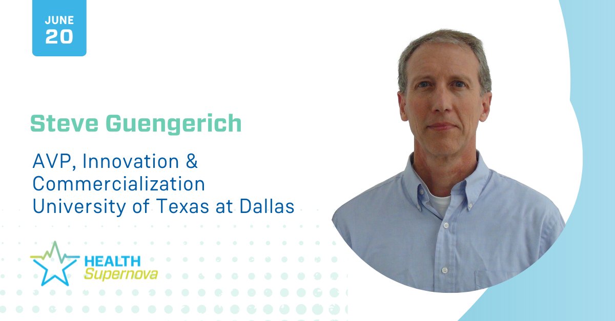 Join us as the incredible Steve Guengerich from @UT_Dallas kicks off #HealthSupernova at Pegasus Park on June 20th! 💡🎤

👉 Discover the future of healthcare innovation and be part of the revolution that will shape the industry!🔬

Join the waitlist 🎟️ hubs.ly/Q01SGjtC0