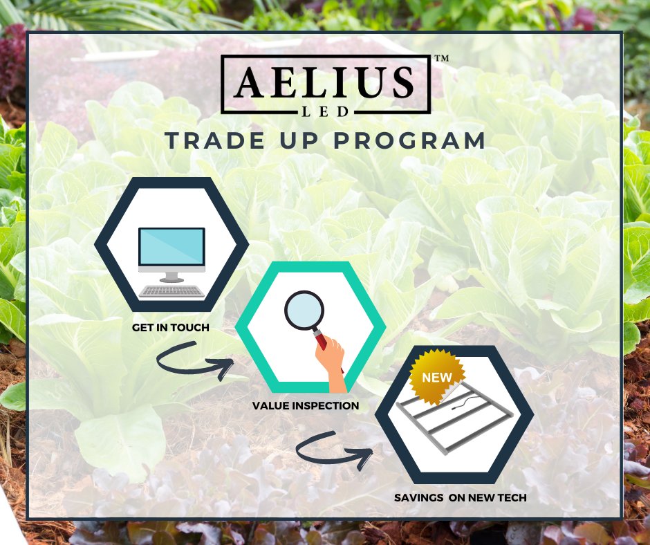 If you purchased an LED from us in the past and would like to upgrade to one of our newer models, take advantage of our trade up program savings! 🌱⚡ Simply get in touch to access savings of up to 25% on the most up-to-date tech.

#AeliusLED #AeliusFam #CustomerValue #TradeUp