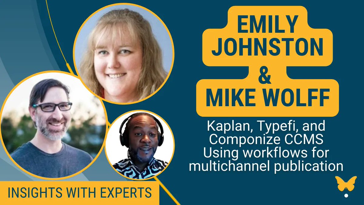 typefi's tweet photo. “Having Typefi has automated much of our production process...”
- Mike Wolff, @KaplanNews

Hear more from Mike and learn how Typefi revolutionised Kaplan’s publishing in this interview with Typefi's Emily Johnston and @componize.

Watch now: https://t.co/Cjp3a2hvyn

#DITA #CCMS https://t.co/MEh3UeqO6u