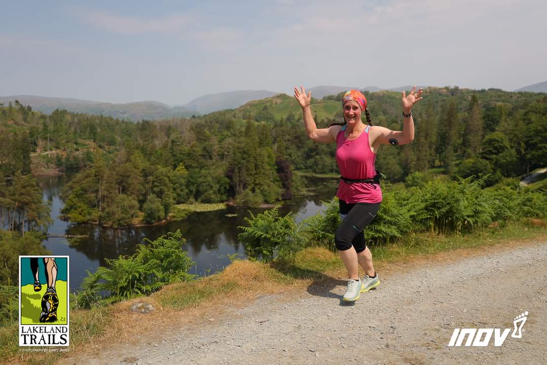 A runner. A woman living with type 1 diabetes. An absolute inspiration. But best of all, my Mum 💙
Happy #DiabetesWeek to everyone living with T1D 💙

Mum repping @AbbottNews FreestyleLibre and @supersapiensinc during the @lakelandtrails Coniston half marathon this weekend👌